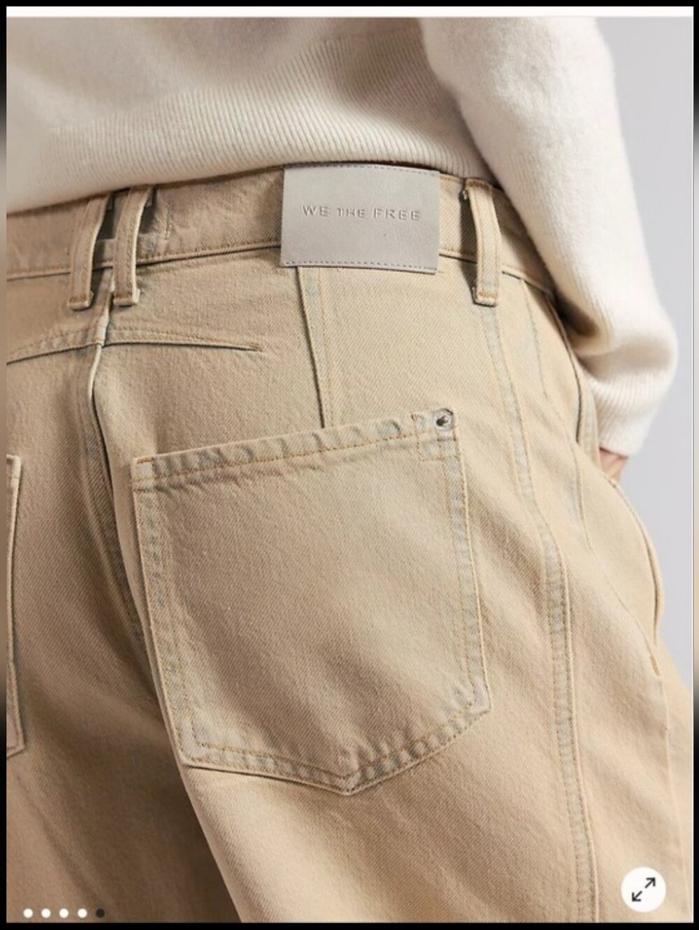 NWOT We The Free Good Luck Mid Rise Barrel Jeans / Current Online - Picture 3 of 11
